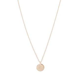 Hanging Sun Disc Necklace