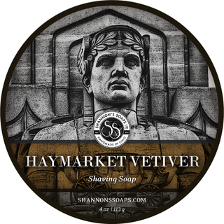Shannons Soap Haymarket Vetiver Shaving Soap 4 Oz