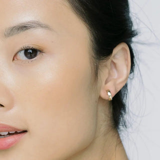 Huggie Hoops, 14k Gold