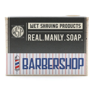 WSP Real Manly Soap Castile Barbershop Soap Bar 4.5 Oz