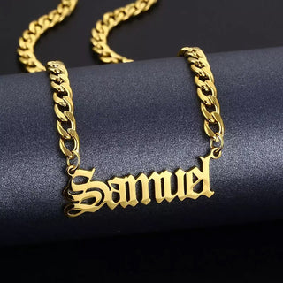 Custom Cuban Nameplate Necklace