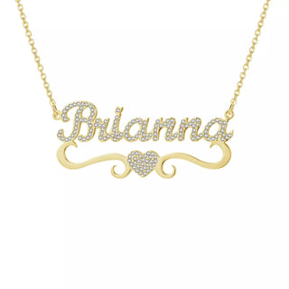 Crystal Custom Name Necklace