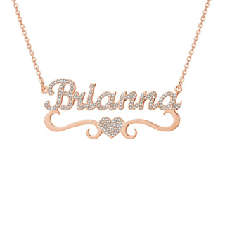 Crystal Custom Name Necklace