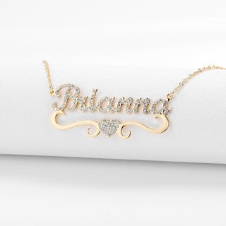 Crystal Custom Name Necklace