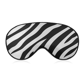 Lot Of 2 Eye Masks Block Light Beauty Sleep Blindfold Satin Zebra Animal 2 Pk