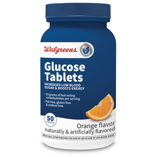 Glucose Tablets Tube Orange For Relief From Low Blood Sugar - 10 Ea
