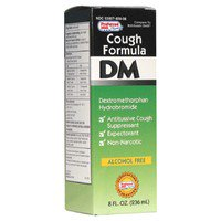 Cough Formula Dm Expectorant Syrup, Alcohol Free - 8 Oz