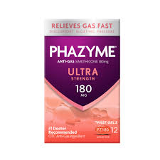 Phazyme 180mg Gas Relief - 60 Count