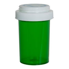 1-Clic™ Prescription Vials – 20 Dram Green (Model RV 145)