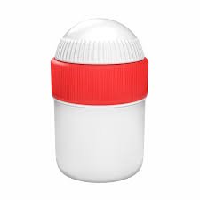 SAMIX Compounding Jar, 50 mL, White with Red Lid (10 Pack)
