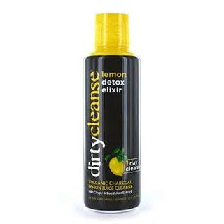 Dirty Cleanse Volcanic Charcoal Lemon Detox Elixir, 16 Oz