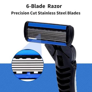 Preffered Plus Products Razor 6 Blades W/2 Crt Men 1, 1.0 Count