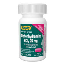 Diphenhydramine HCl 25 mg Capsules, Antihistamine Allergy Relief, 100 Count