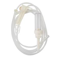 Primary IV Administration Set, 15 Drops/mL, with Needle-Free Port (50/Case)