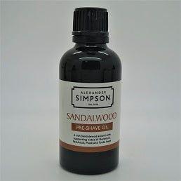 Alexander Simpson Sandalwood Pre-Shave Oil 50ml