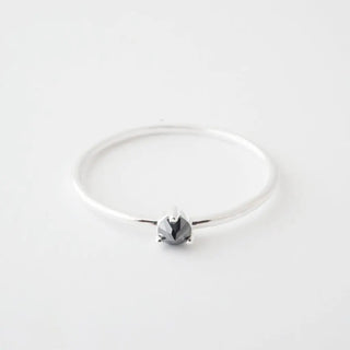 Iron Ore Point Solitaire Ring - Final Sale