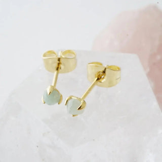 Jade Point Solitaire Studs