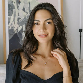 Karma Crystal + Bar Necklace