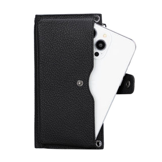 Kaycee Leather Women's Cell Phone Wallet with Strap
