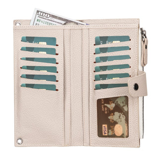 Kaycee Leather Women's Cell Phone Wallet with Strap
