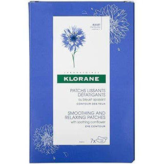 Klorane Smoothing and Relaxing Patches with Soothing Cornflower, 7 Ct