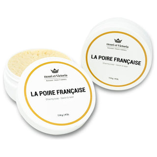 Henri et Victoria La Poire Francaise Shaving Soap 114g