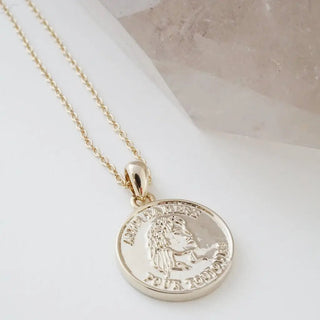 Mother Earth Coin Necklace