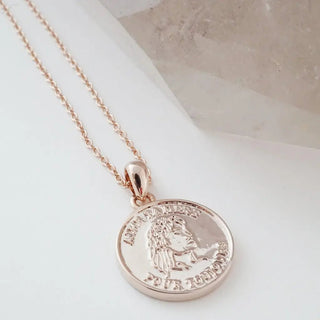 Mother Earth Coin Necklace