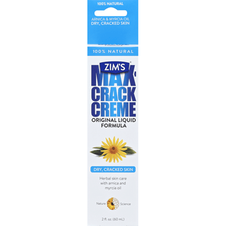 Zim's Crack Creme Herbal Skin Care Original Liquid Formula, 2 fl oz