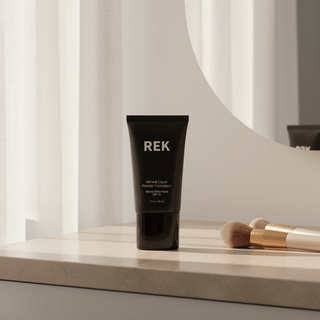 Light Nude | Mineral Liquid Powder Foundation with SPF 15 | REK Cosmetics