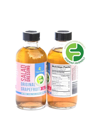 Low FODMAP Certified AIP Salad Dressing (Original Grapefruit) - Essential Oil Balsamic Vinaigrette No Onion No Garlic Artisan Salad Dressing, Paleo