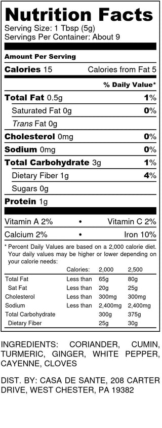 Low FODMAP Certified Spice Mix (Thai Curry Seasoning) - No Onion No Garlic, Gluten Free, No Sodium, Kosher, Gut Friendly, Artisan