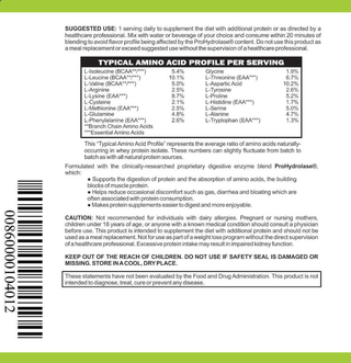 Advanced Whey Protein Vanilla MD PhD Formulated Gut Friendly Low FODMAP