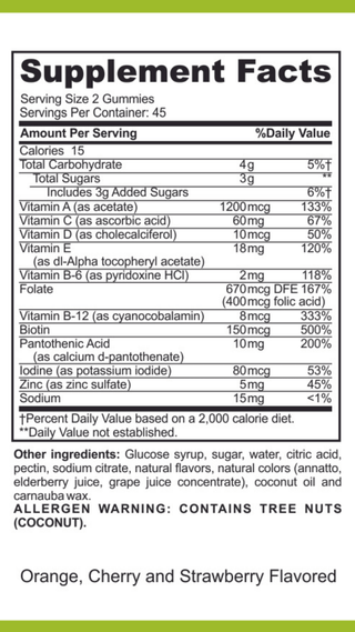 Advanced Vitamin & Mineral Complex MD PhD Formulated Gut Friendly Low FODMAP