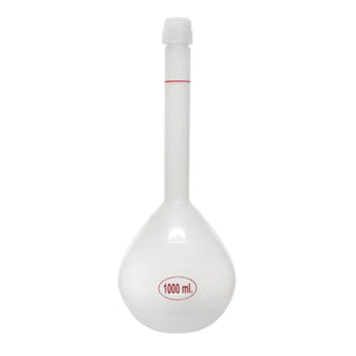 KIMAX 1000 mL Borosilicate Glass Volumetric Flasks, Class A, Pack of 6