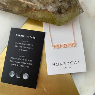 Memento Nameplate Necklace - Final Sale