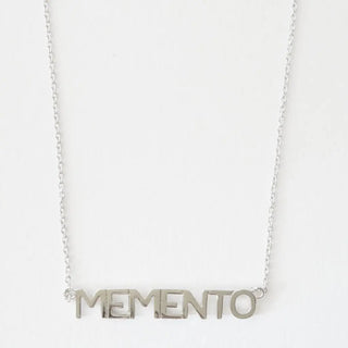 Memento Nameplate Necklace - Final Sale