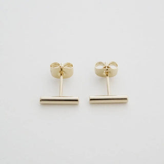 Midi Round Bar Earrings