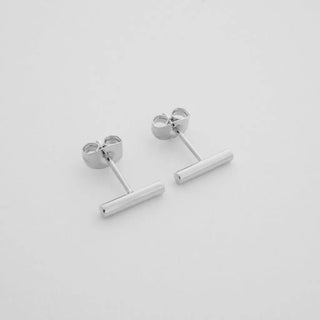 Midi Round Bar Earrings