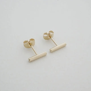 Midi Round Bar Earrings