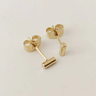 Midi Round Bar Earrings