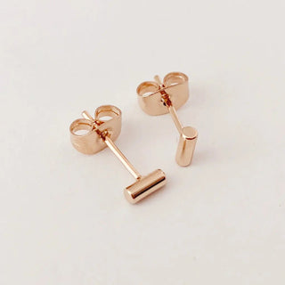 Midi Round Bar Earrings