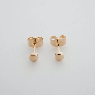 Mini Circle Stud Earrings