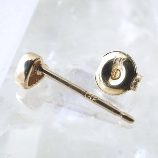 Mini Heart Studs, 14k Gold