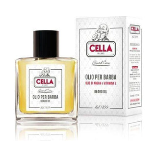 Cella Milano Beard Care Set Beard Shampoo 7.1oz, Beard Oil 1.7oz & Wooden Beard Brush