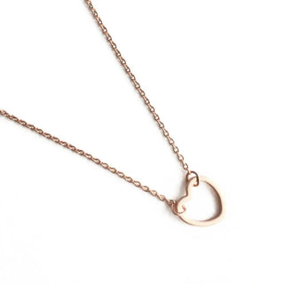 Open Heart Necklace - Final Sale