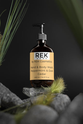 Peppermint & Dark Cedar Hand & Body Wash