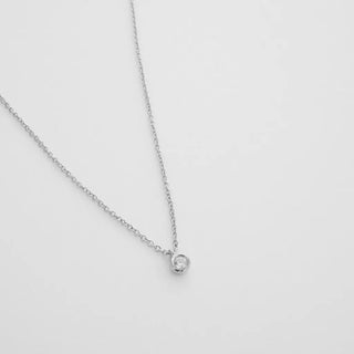 Petite Solitaire Necklace