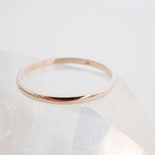 Classic Stacking Ring, 14k Gold