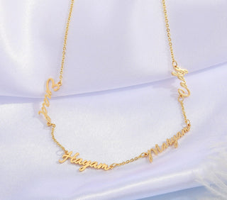 Custom Multiple Name Necklace